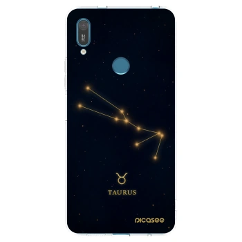 Picasee διαφανής θήκη σιλικόνης Huawei Y7 2019 - TAURUS