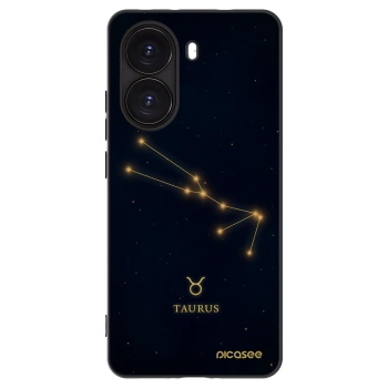 Picasee Μαύρη θήκη σιλικόνης για Xiaomi Poco X7 Pro 5G - TAURUS