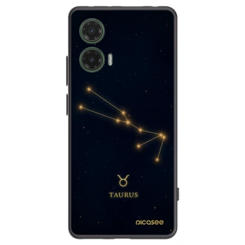 Picasee Μαύρη θήκη σιλικόνης για Motorola Moto G35 5G - TAURUS