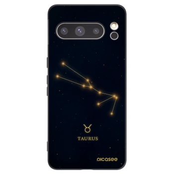 Picasee Μαύρη θήκη σιλικόνης για Google Pixel 8 Pro - TAURUS