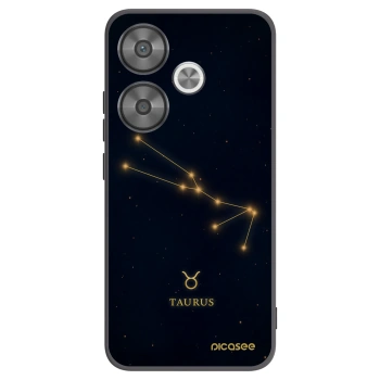 Picasee Μαύρη θήκη σιλικόνης για Xiaomi Poco F6 - TAURUS