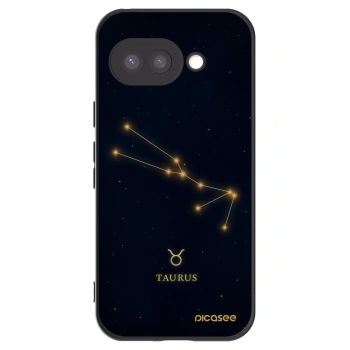 Picasee Μαύρη θήκη σιλικόνης για Google Pixel 9a - TAURUS