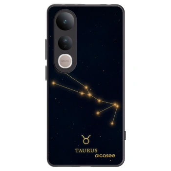 Picasee Μαύρη θήκη σιλικόνης για Vivo V50 Lite 5G - TAURUS