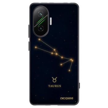 Picasee Μαύρη θήκη σιλικόνης για Xiaomi Poco F7 5G - TAURUS
