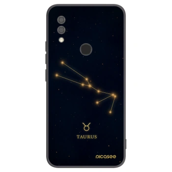 Picasee Μαύρη θήκη σιλικόνης για Xiaomi Redmi 7 - TAURUS