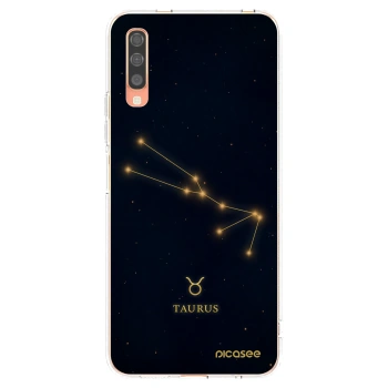 Picasee διαφανής θήκη σιλικόνης Samsung Galaxy A70 A705F - TAURUS
