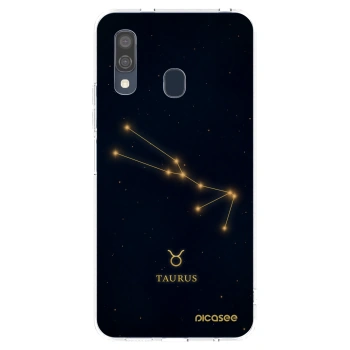 Picasee διαφανής θήκη σιλικόνης Samsung Galaxy A40 A405F - TAURUS