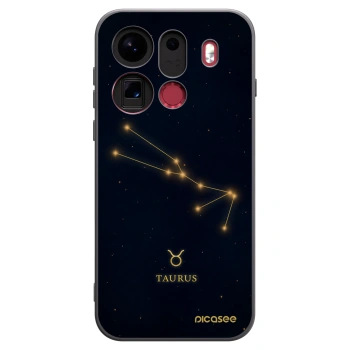 Picasee Μαύρη θήκη σιλικόνης για OPPO Find X9 Pro - TAURUS