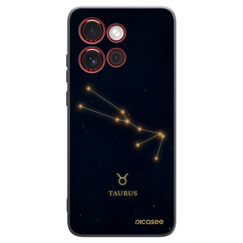 Picasee Μαύρη θήκη σιλικόνης για Motorola Edge 60 Neo 5G - TAURUS