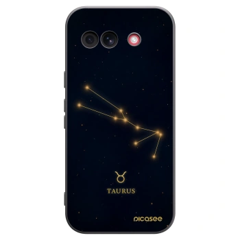 Picasee Μαύρη θήκη σιλικόνης για Google Pixel 10a - TAURUS