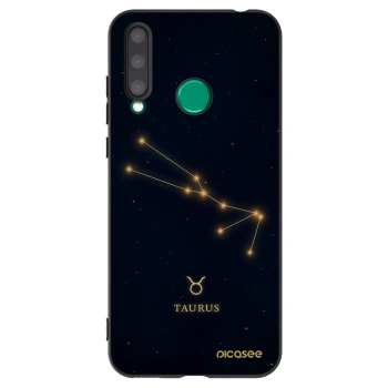 Picasee Μαύρη θήκη σιλικόνης για Honor 20 Lite - TAURUS