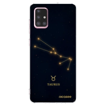 Picasee διαφανής θήκη σιλικόνης Samsung Galaxy A71 A715F - TAURUS