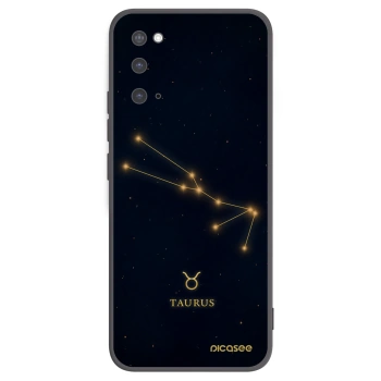 Picasee Μαύρη θήκη σιλικόνης για Samsung Galaxy S20 G980F - TAURUS