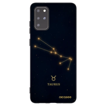 Picasee Μαύρη θήκη σιλικόνης για Samsung Galaxy S20+ G985F - TAURUS