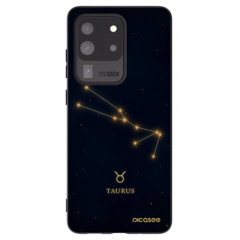 Picasee Μαύρη θήκη σιλικόνης για Samsung Galaxy S20 Ultra 5G G988F - TAURUS