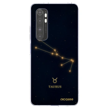 Picasee διαφανής θήκη σιλικόνης Xiaomi Mi Note 10 Lite - TAURUS
