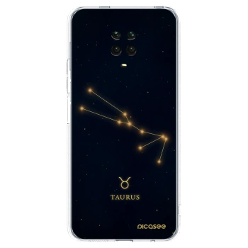 Picasee διαφανής θήκη σιλικόνης Xiaomi Redmi Note 9S - TAURUS