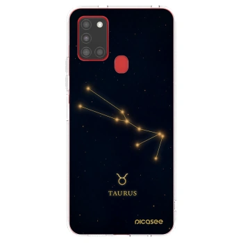 Picasee διαφανής θήκη σιλικόνης Samsung Galaxy A21s - TAURUS