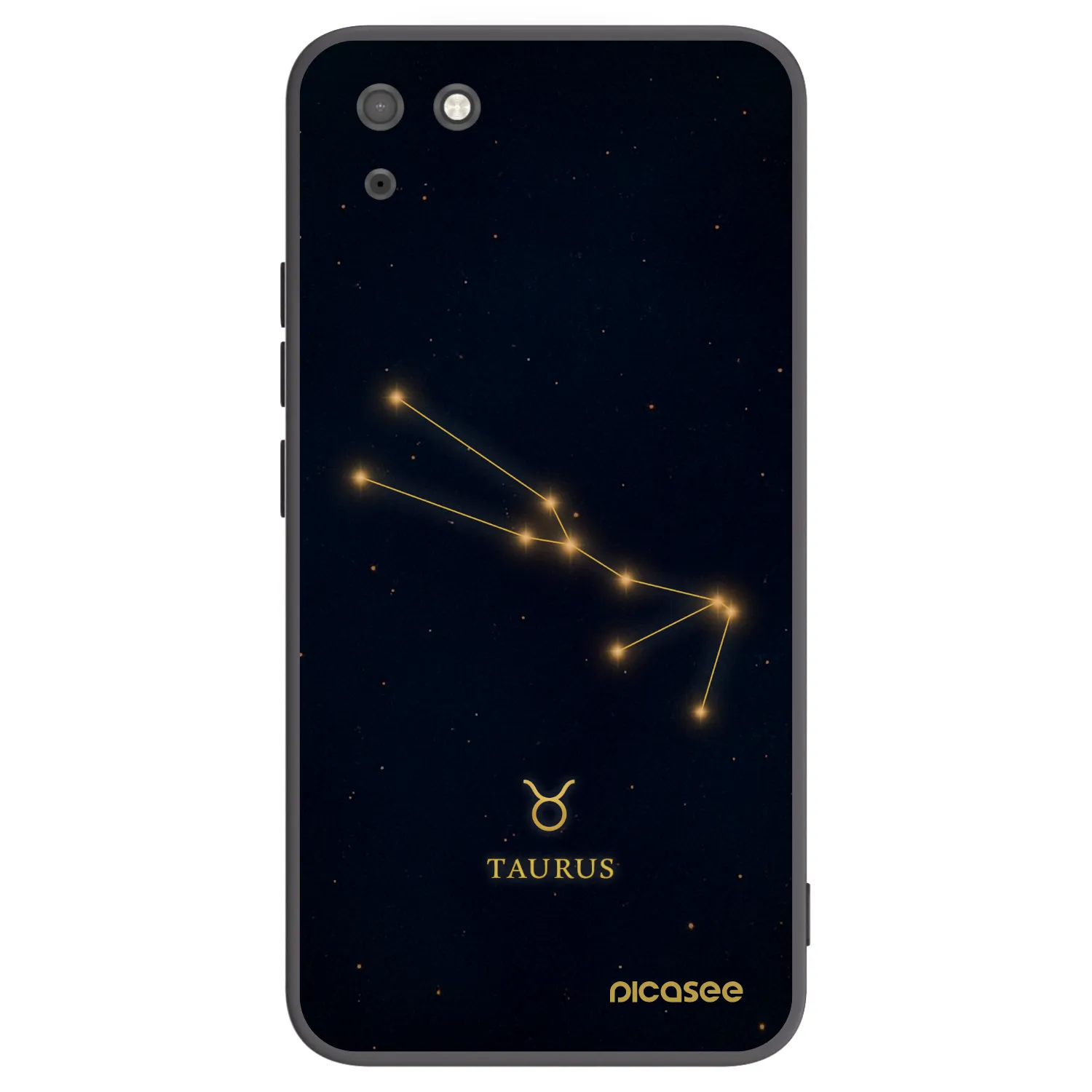 Picasee Μαύρη θήκη σιλικόνης για Huawei Y5P - TAURUS