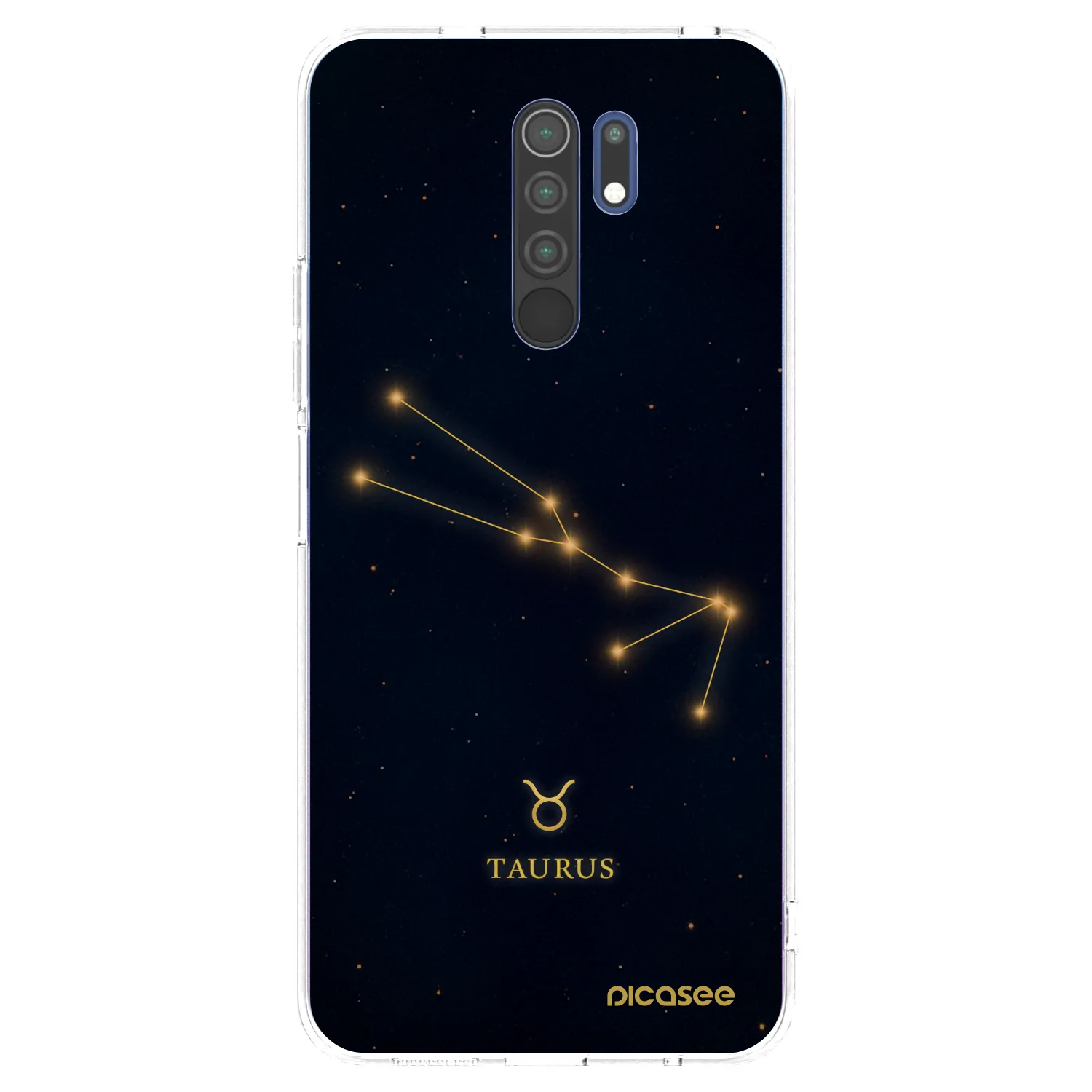 Picasee διαφανής θήκη σιλικόνης Xiaomi Redmi 9 - TAURUS