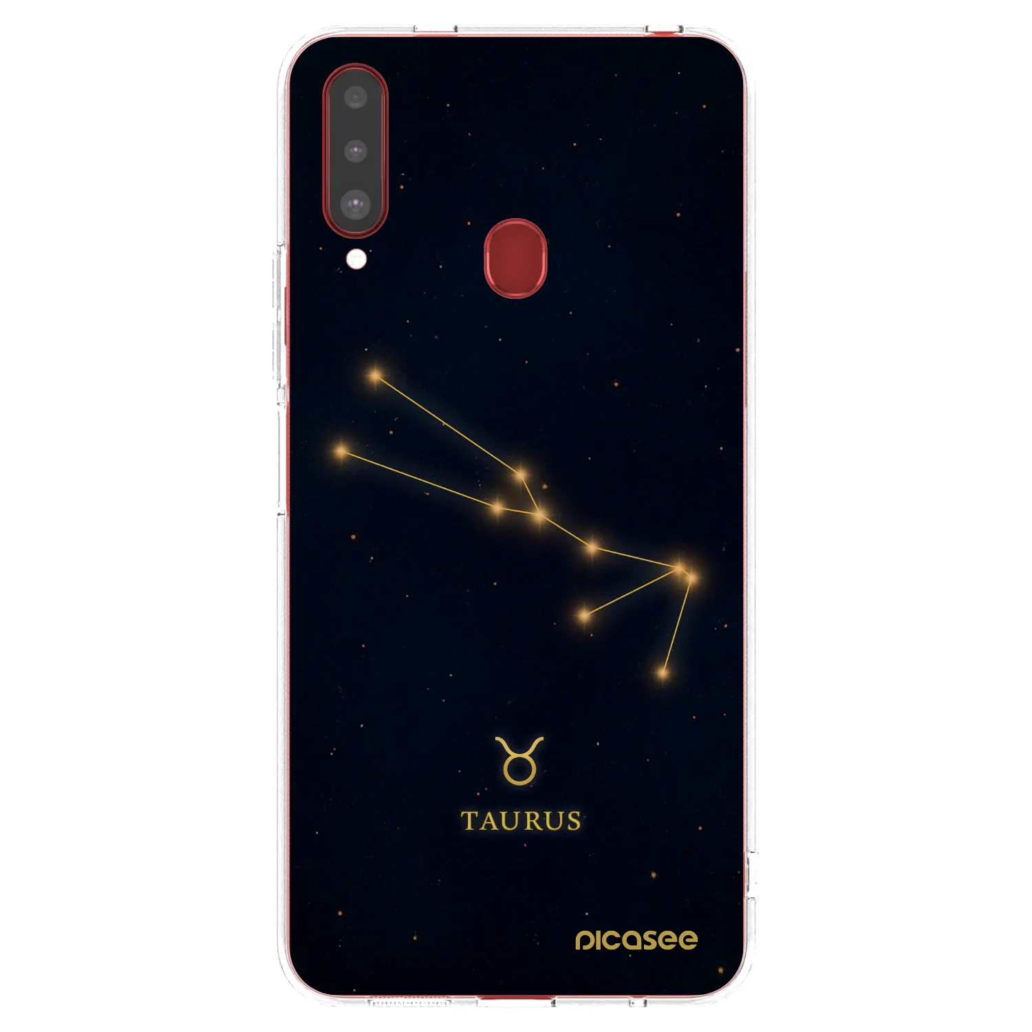 Picasee διαφανής θήκη σιλικόνης Samsung Galaxy A20s - TAURUS