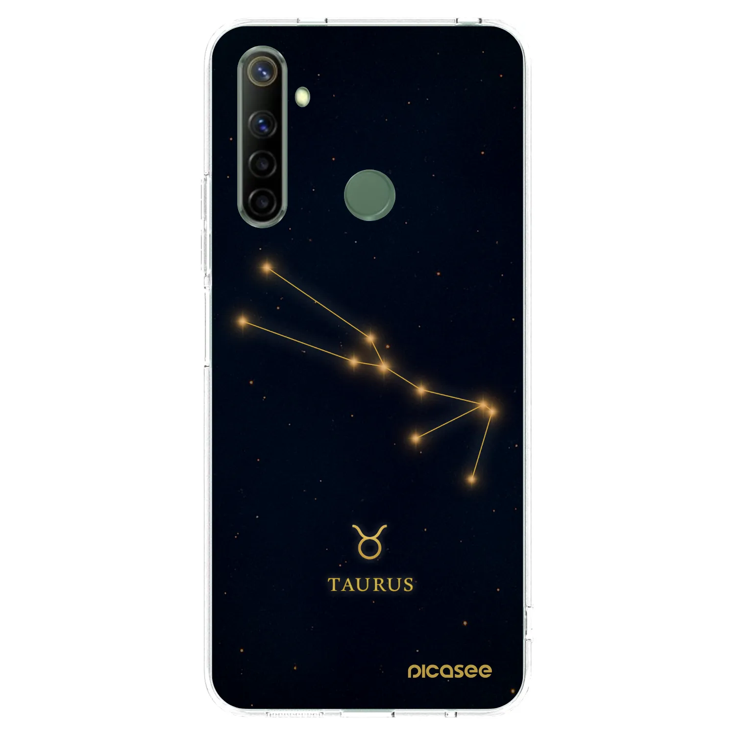 Picasee διαφανής θήκη σιλικόνης Realme 6i - TAURUS