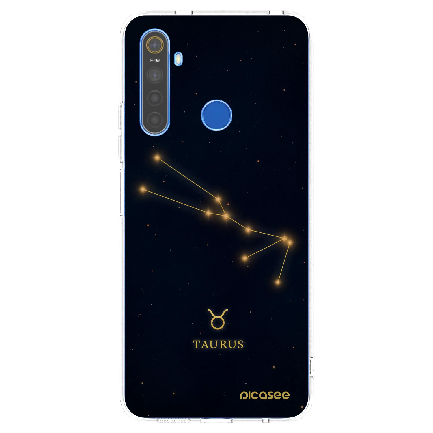 Picasee διαφανής θήκη σιλικόνης Realme 5 - TAURUS