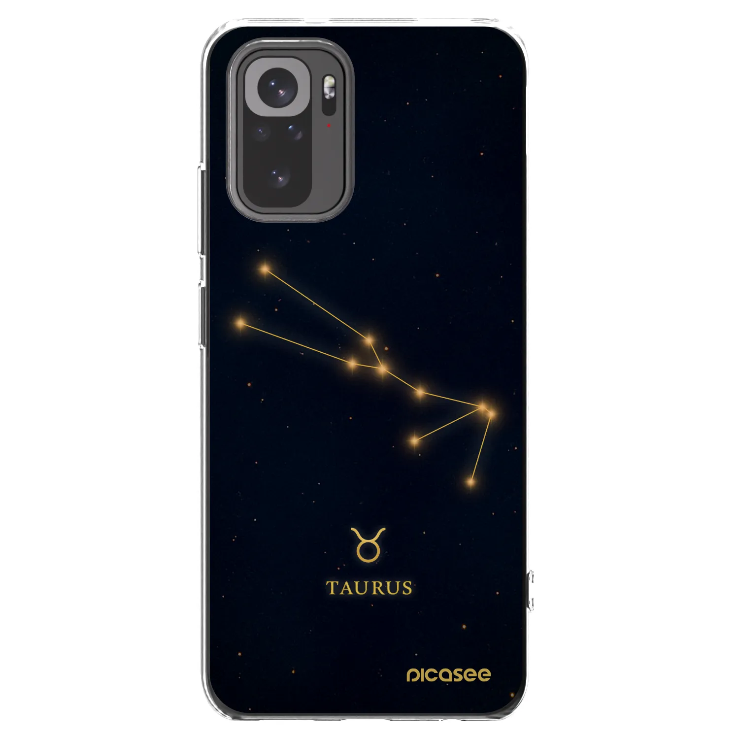 Picasee διαφανής θήκη σιλικόνης Xiaomi Redmi Note 10S - TAURUS