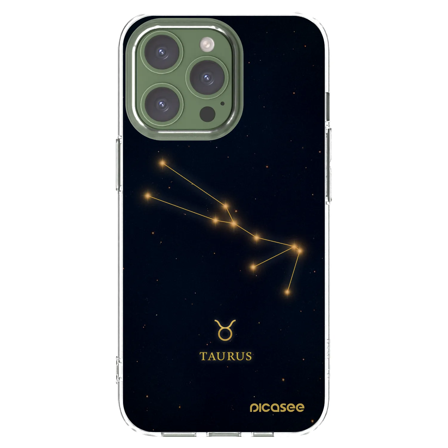 Picasee διαφανής θήκη σιλικόνης Apple iPhone 13 Pro - TAURUS