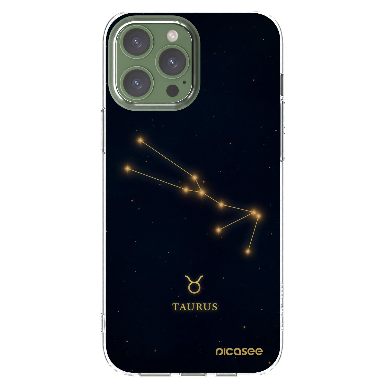 Picasee διαφανής θήκη σιλικόνης Apple iPhone 13 Pro Max - TAURUS