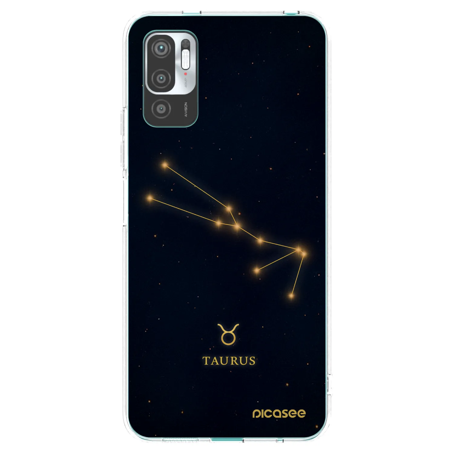 Picasee διαφανής θήκη σιλικόνης Xiaomi Redmi Note 10 5G - TAURUS