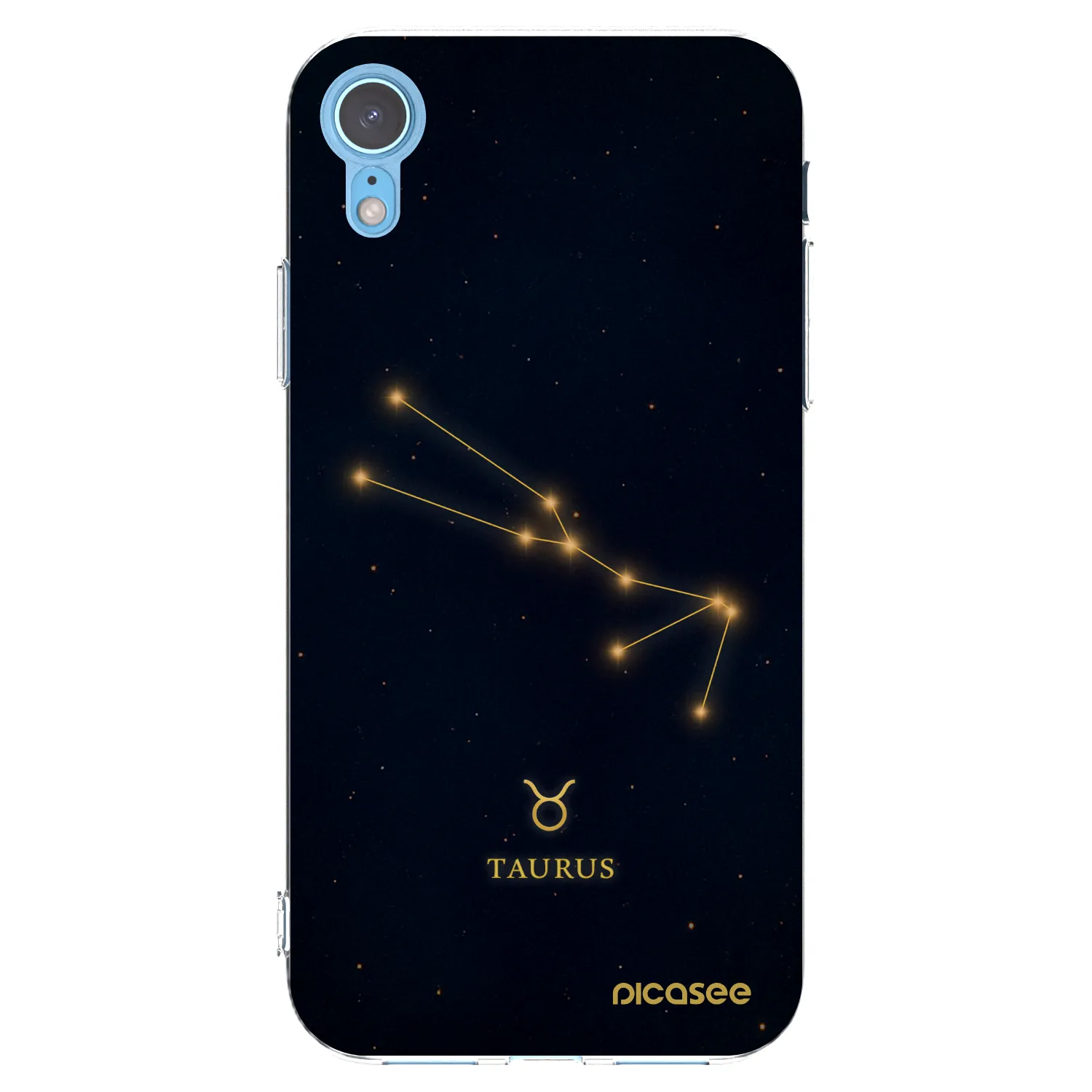 Picasee διαφανής θήκη σιλικόνης Apple iPhone XR - TAURUS