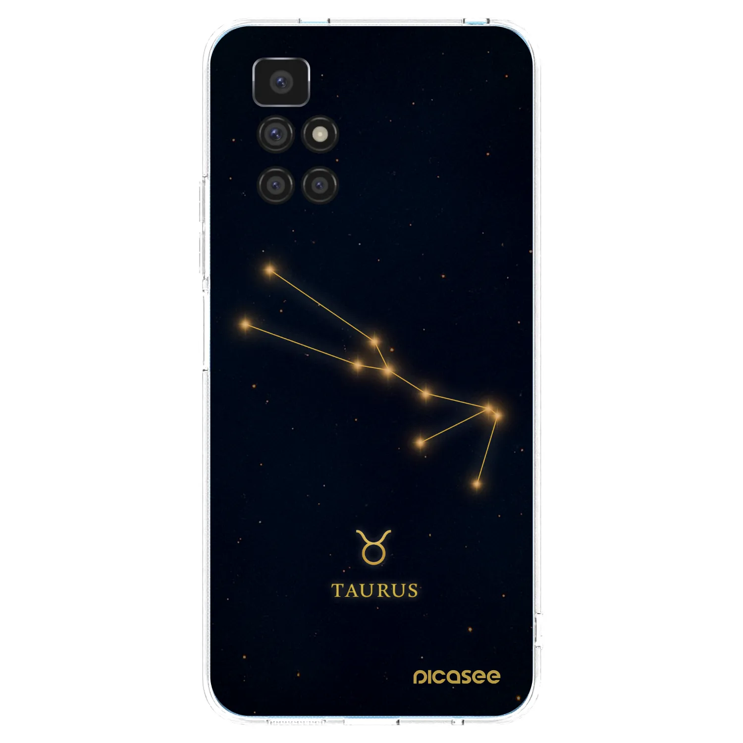 Picasee διαφανής θήκη σιλικόνης Xiaomi Redmi 10 - TAURUS