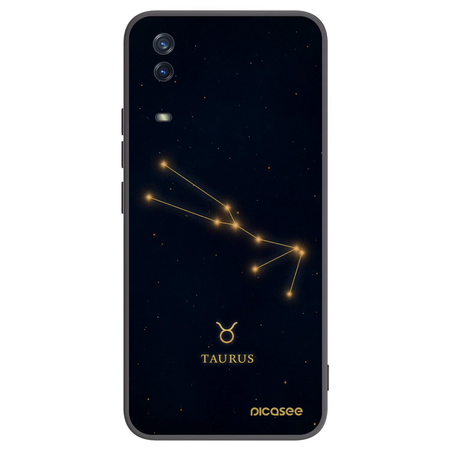 Picasee Μαύρη θήκη σιλικόνης για Vivo Y11s - TAURUS