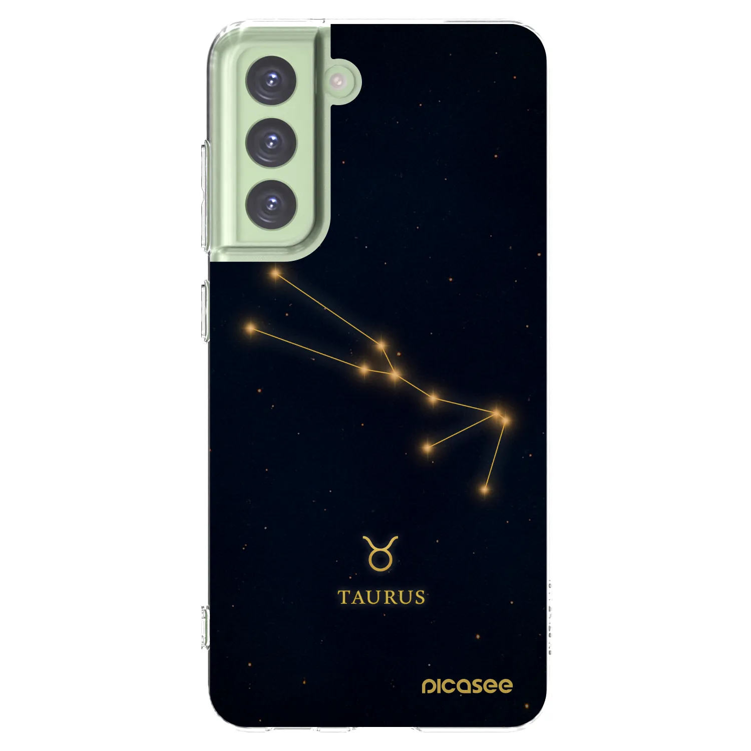Picasee διαφανής θήκη σιλικόνης Samsung Galaxy S21 FE 5G - TAURUS