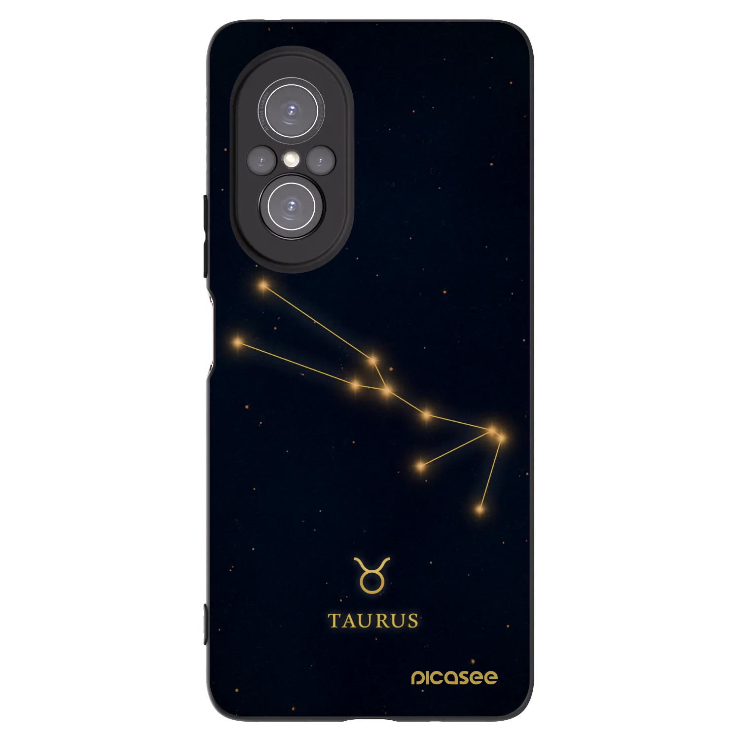 Picasee Μαύρη θήκη σιλικόνης για Huawei Nova 9 SE - TAURUS