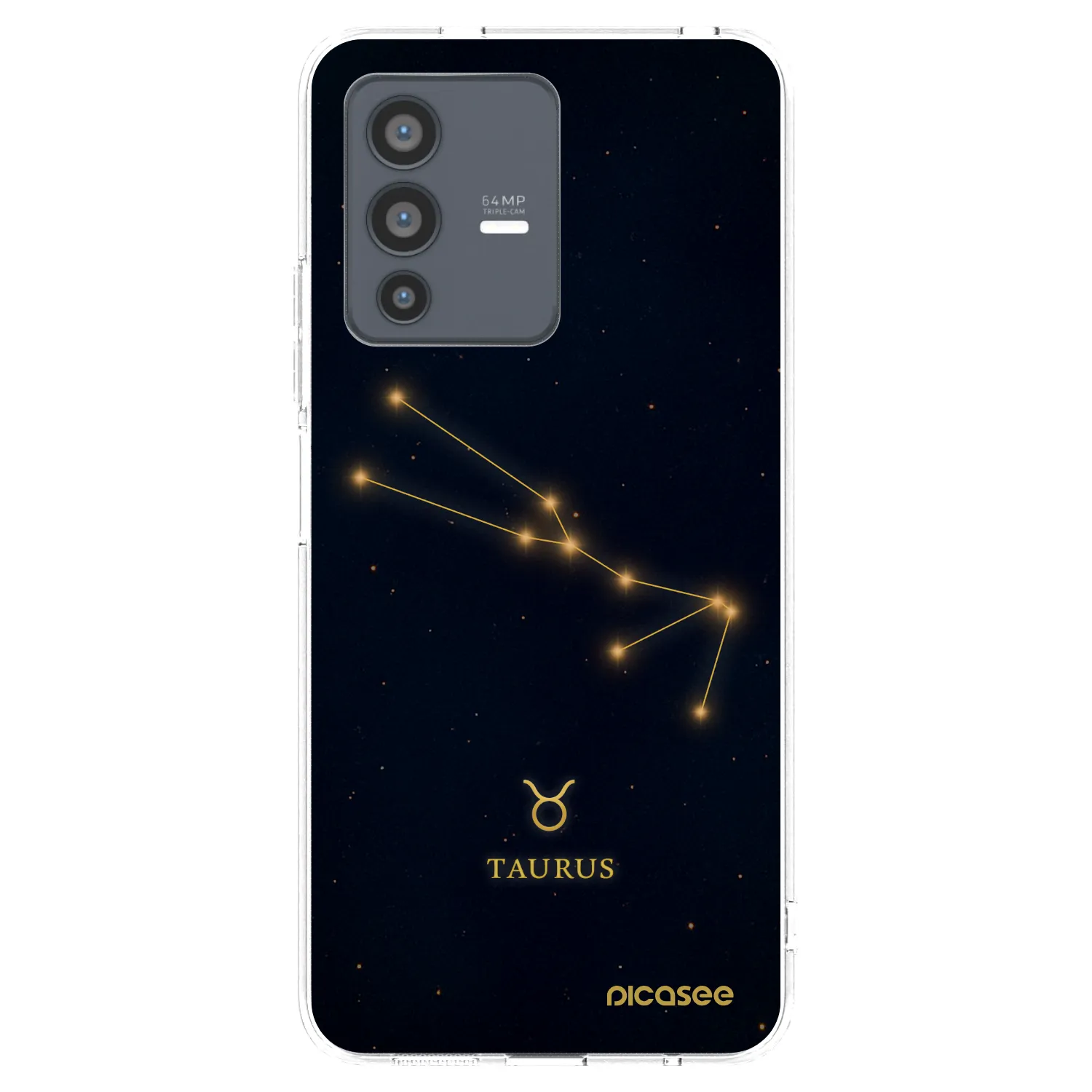 Picasee διαφανής θήκη σιλικόνης Vivo V23 5G - TAURUS