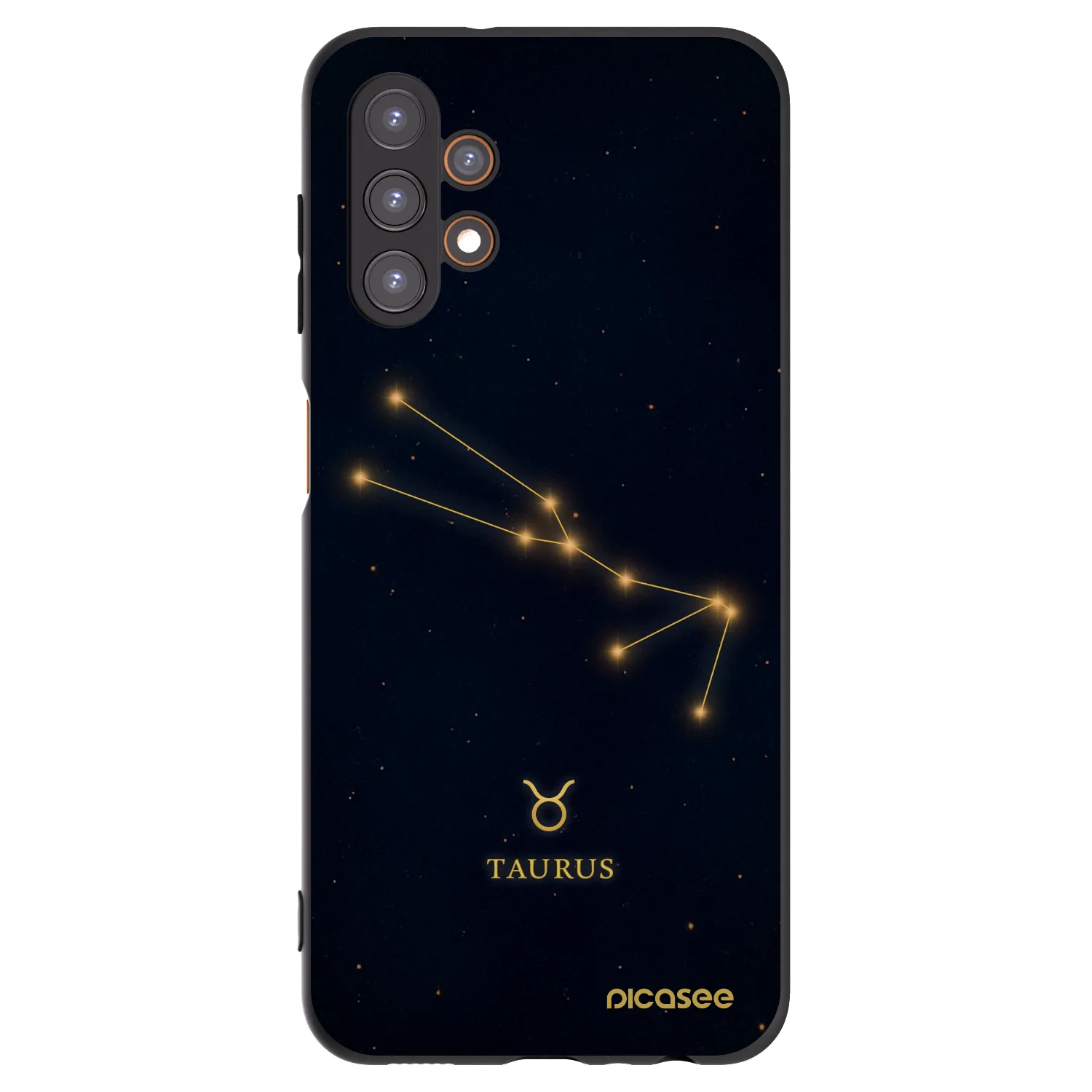 Picasee Μαύρη θήκη σιλικόνης για Samsung Galaxy A13 4G A135 - TAURUS