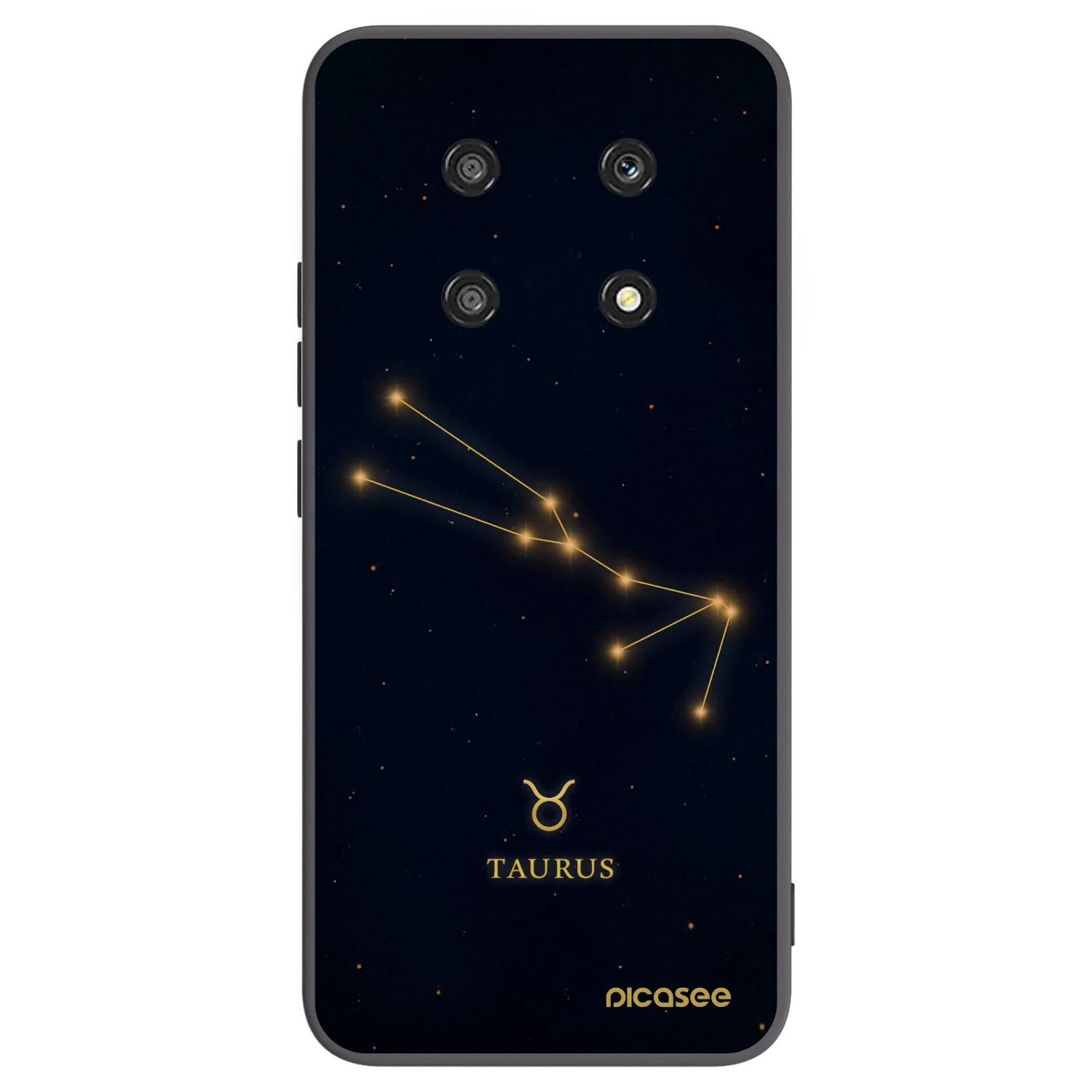 Picasee Μαύρη θήκη σιλικόνης για Honor Magic4 Lite 5G - TAURUS