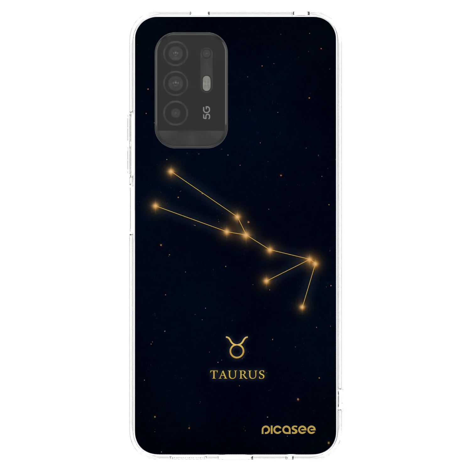 Picasee διαφανής θήκη σιλικόνης OPPO A94 5G - TAURUS
