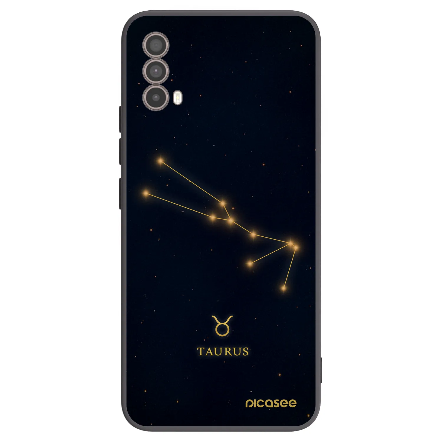 Picasee Μαύρη θήκη σιλικόνης για Motorola Moto E40 - TAURUS