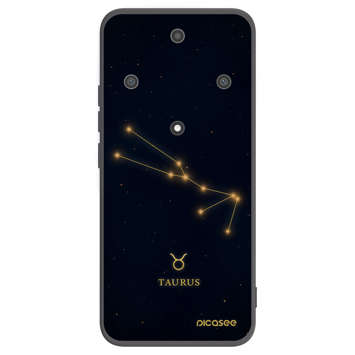 Picasee Μαύρη θήκη σιλικόνης για Honor Magic5 Lite 5G - TAURUS