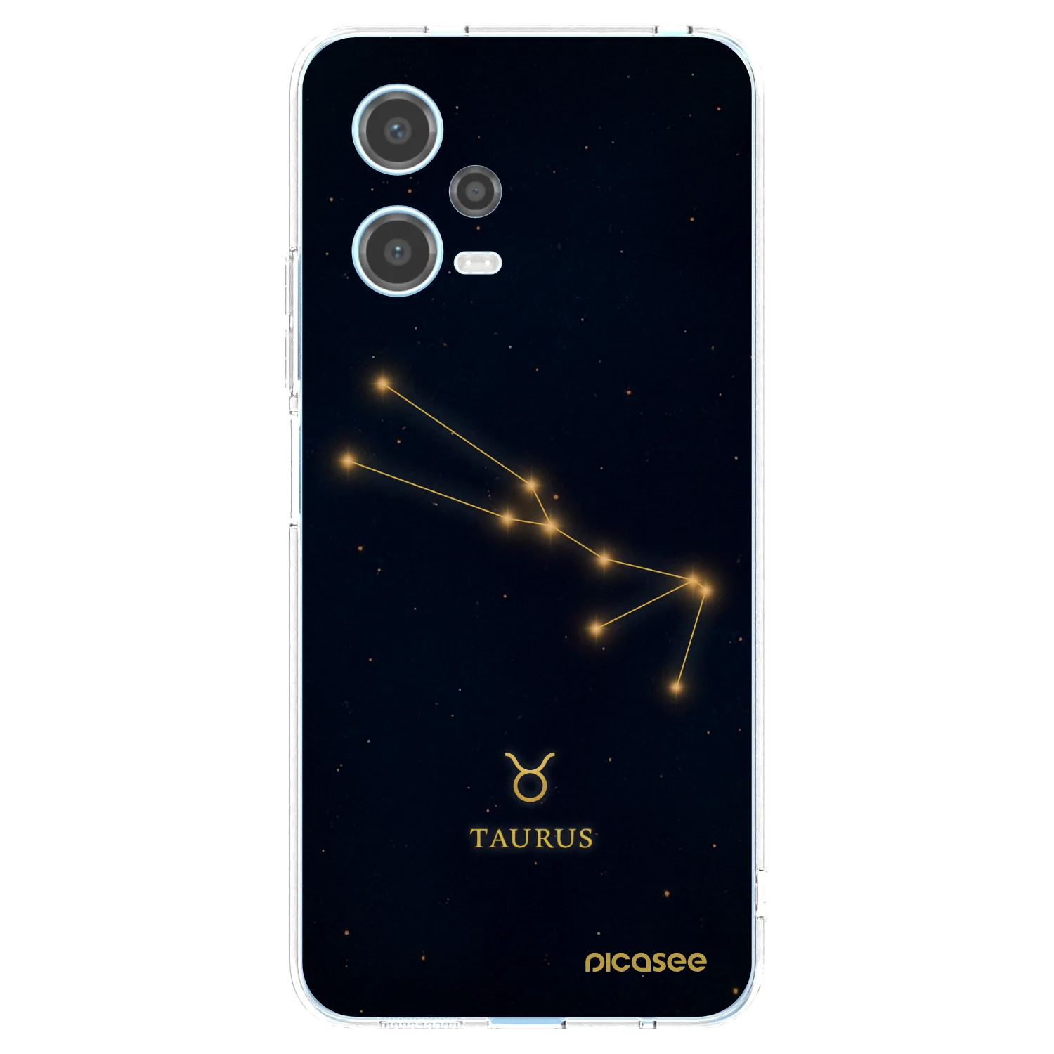 Picasee διαφανής θήκη σιλικόνης Xiaomi Redmi Note 12 5G - TAURUS