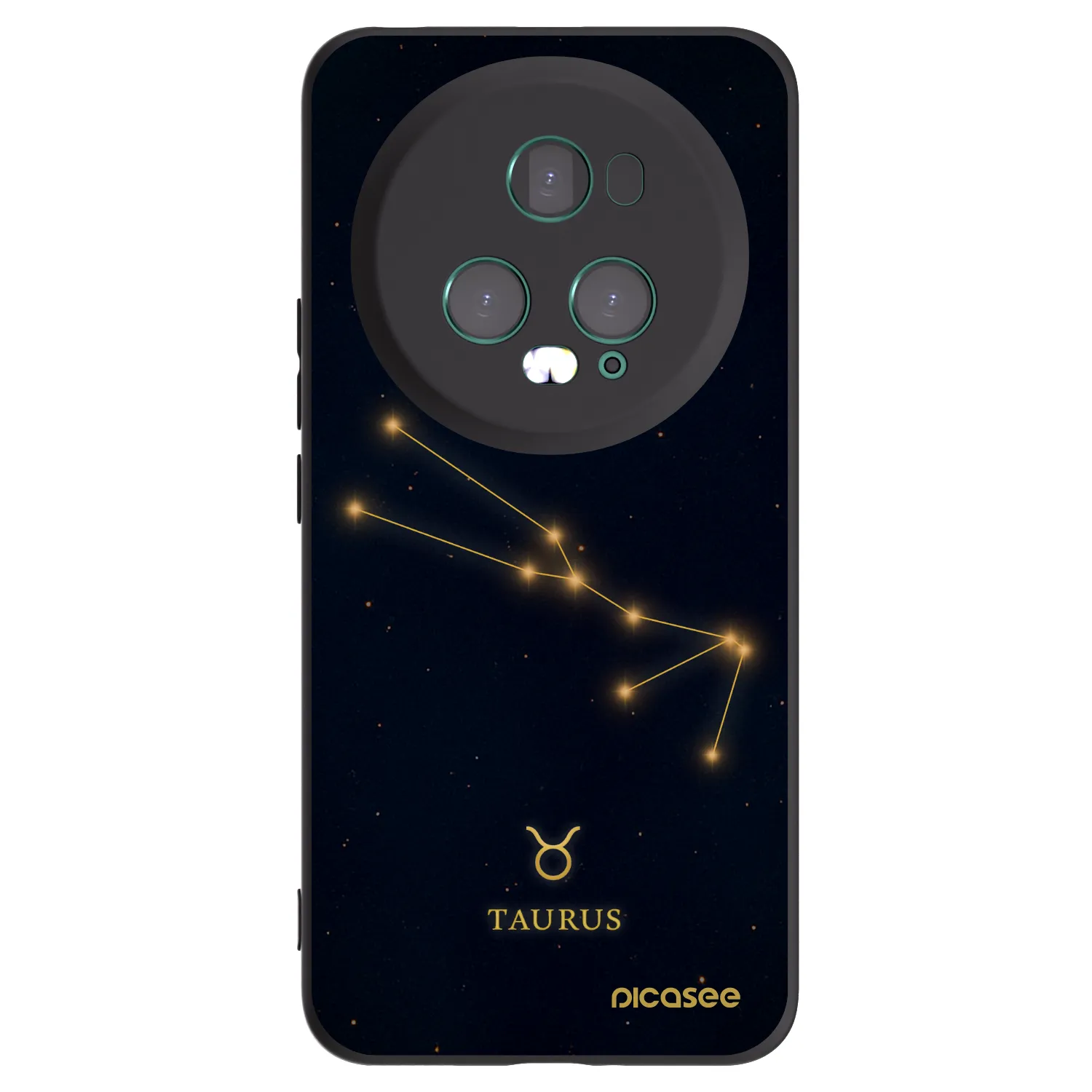 Picasee Μαύρη θήκη σιλικόνης για Honor Magic5 Pro - TAURUS