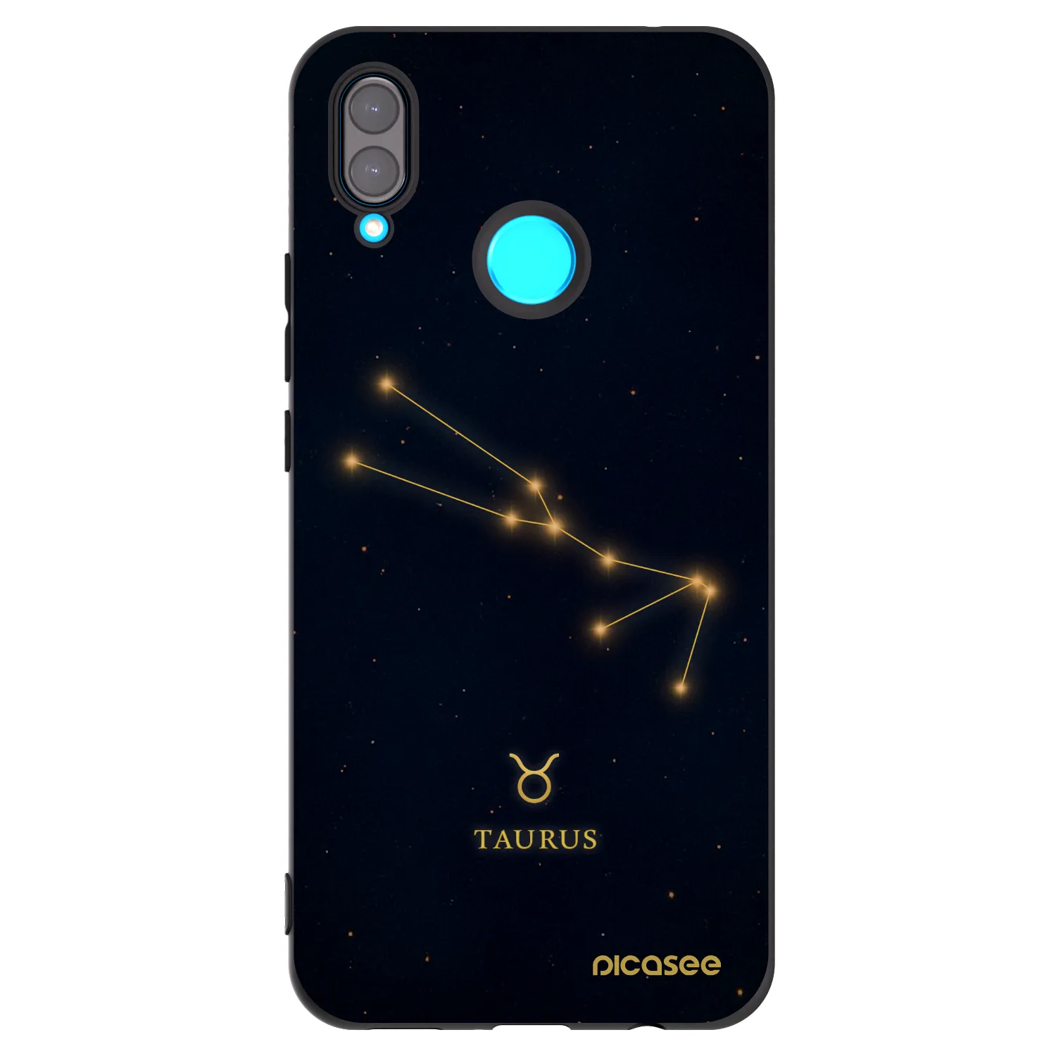 Picasee Μαύρη θήκη σιλικόνης για Huawei Nova 3i - TAURUS