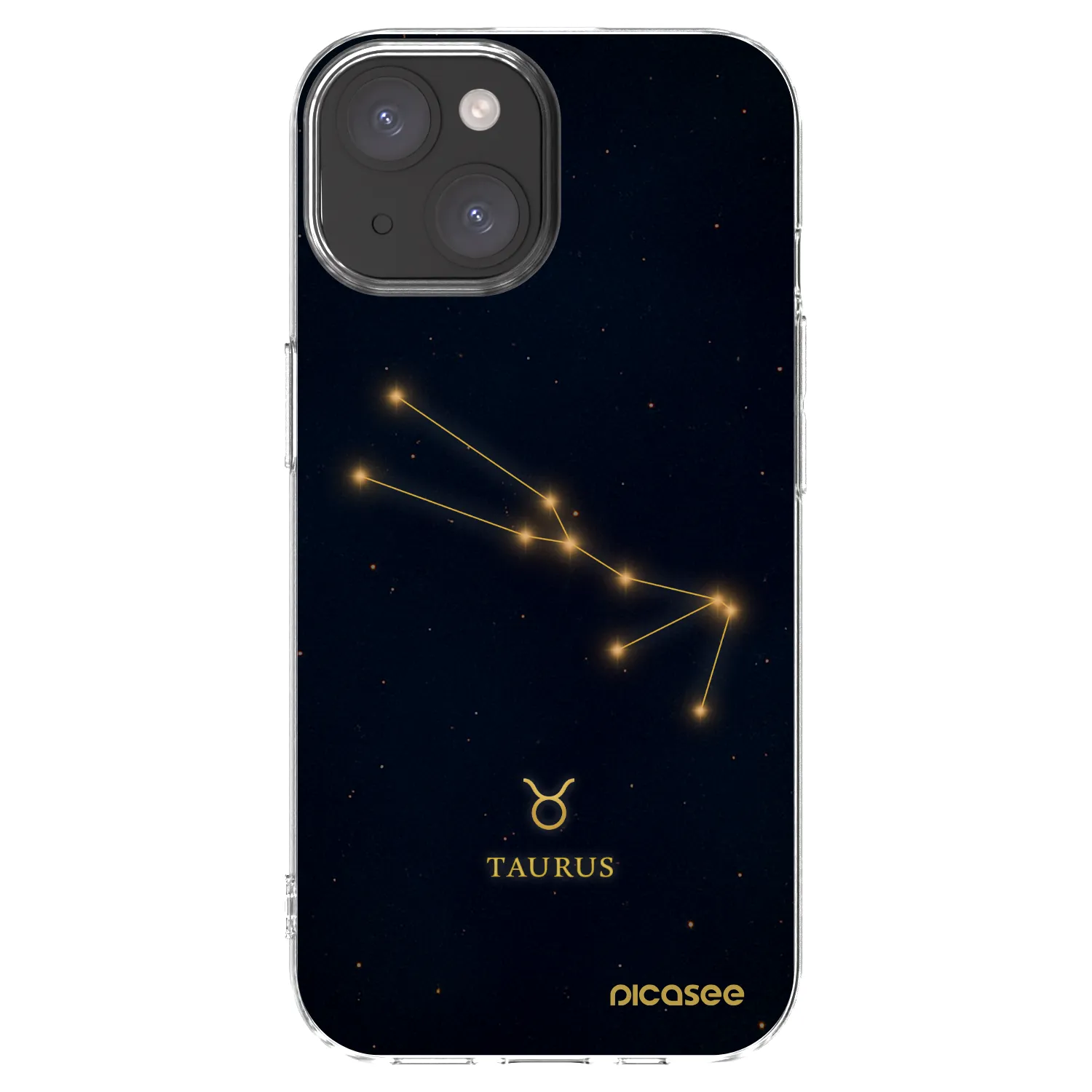 Picasee διαφανής θήκη σιλικόνης Apple iPhone 15 - TAURUS