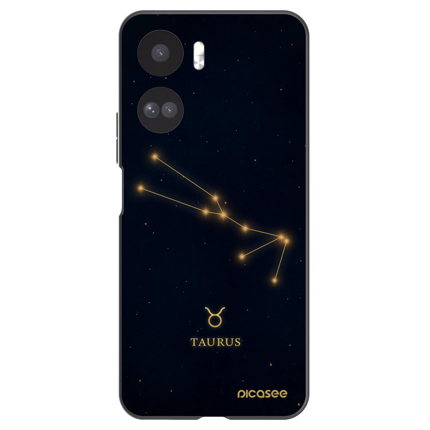 Picasee Μαύρη θήκη σιλικόνης για Honor 90 Lite 5G - TAURUS
