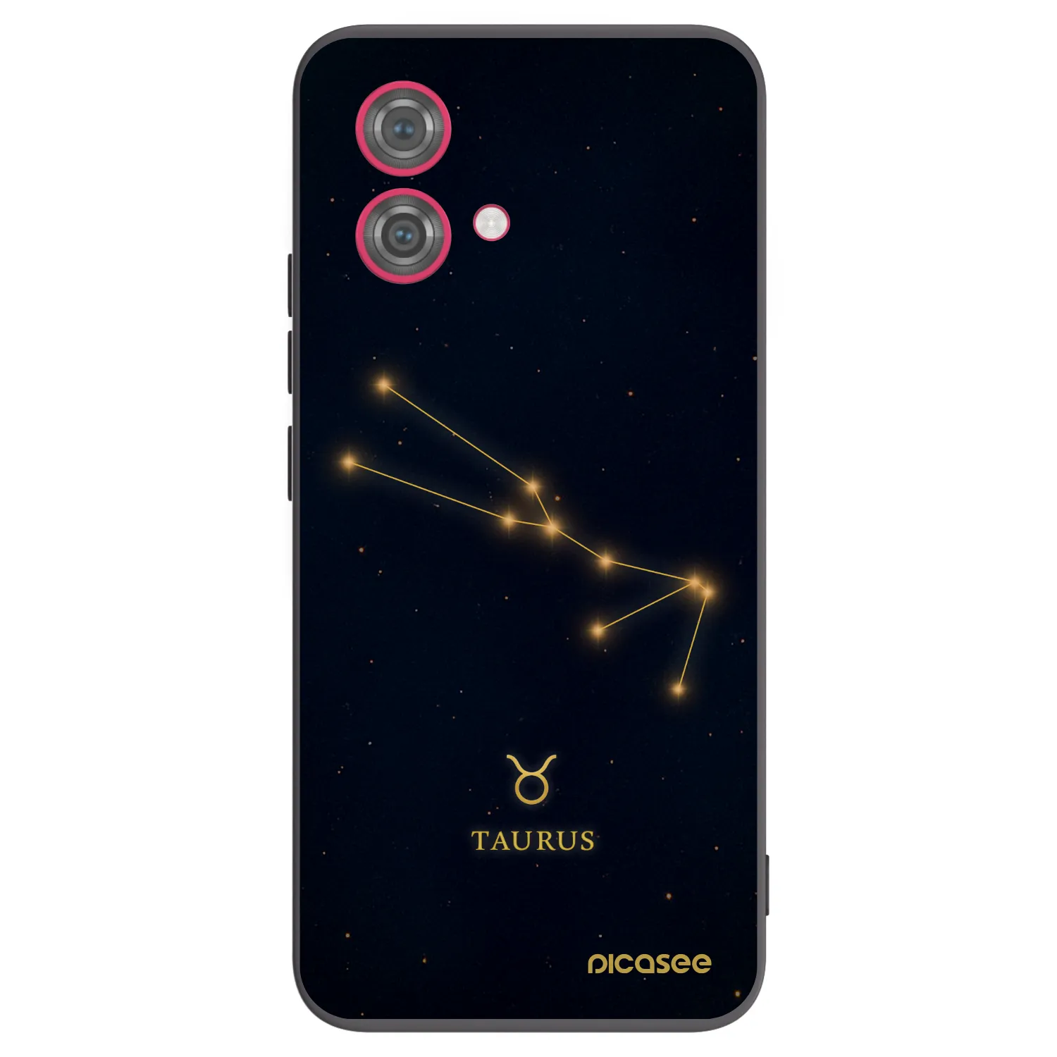 Picasee Μαύρη θήκη σιλικόνης για Motorola Moto G84 5G - TAURUS