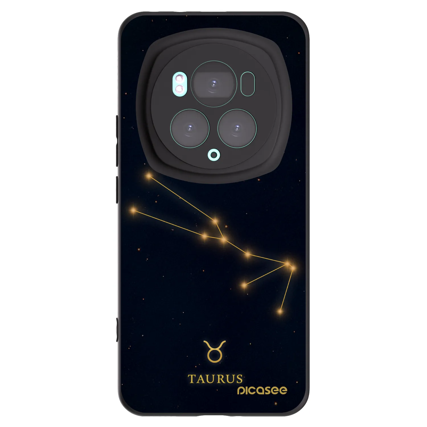 Picasee Μαύρη θήκη σιλικόνης για Honor Magic6 Pro - TAURUS