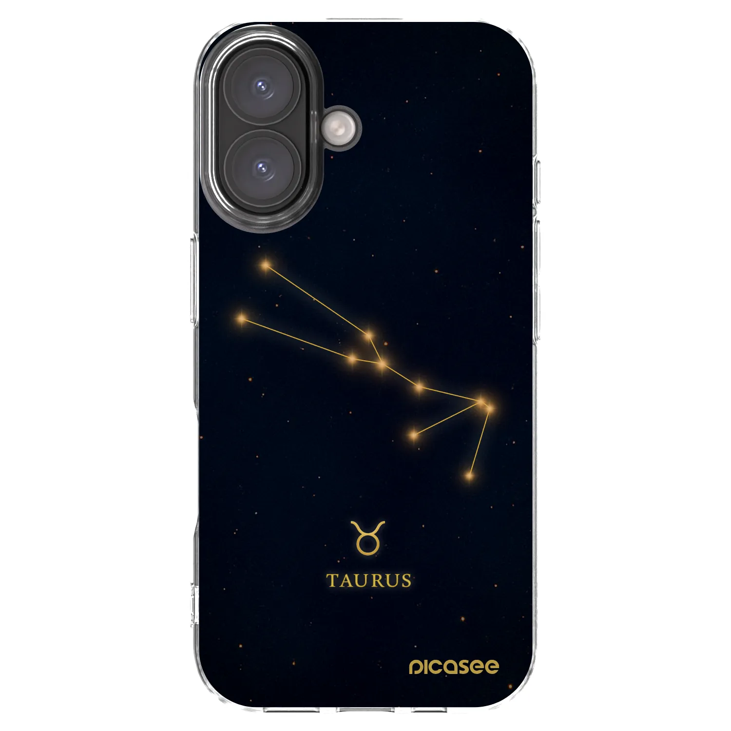 Picasee διαφανής θήκη σιλικόνης Apple iPhone 16 - TAURUS